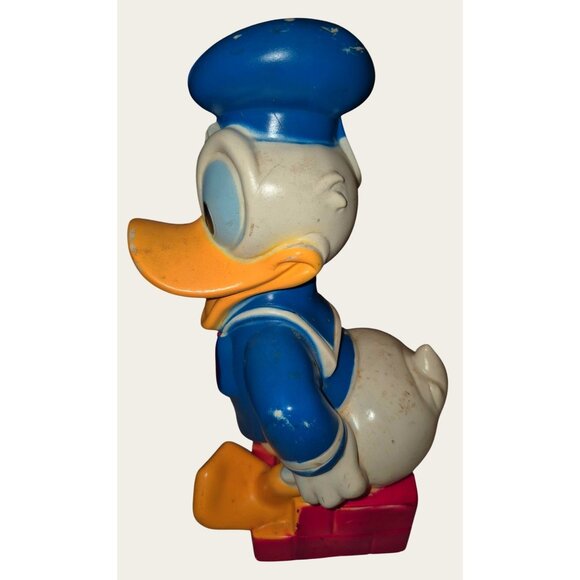 Vintage Donald Duck Plastic Coin Bank - Picture 5 of 9